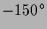 $-150^{\circ}$